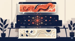 Illustration éditoriale montrant trois niveaux d’un LLM : message émotionnel, état interne invisible et réponse générée.